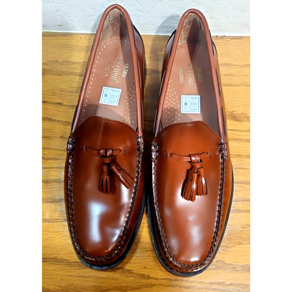 G.H. Bass Weejuns Lexington Loafers Men’s 12D Tassel Leather NEAR MINT - Picture 3 of 7